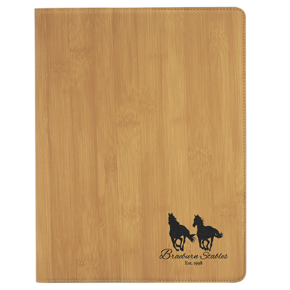 Leatherette Portfolio with Notepad 9.5" x 12"
