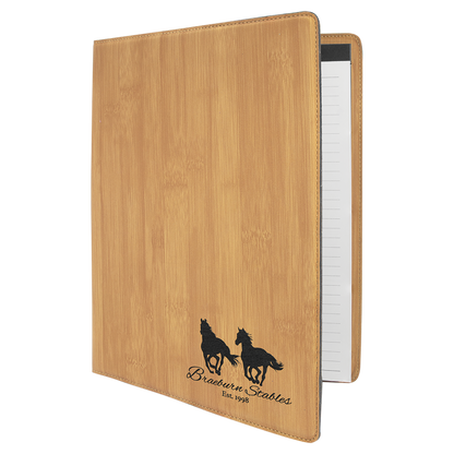 Leatherette Portfolio with Notepad 9.5" x 12"
