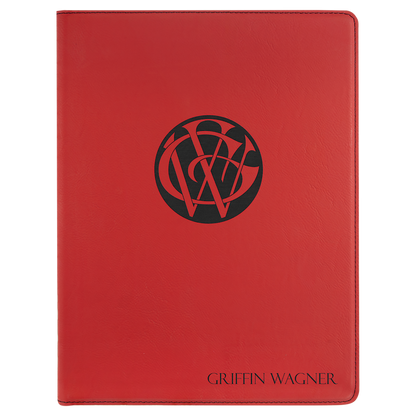 Leatherette Portfolio with Notepad 9.5" x 12"