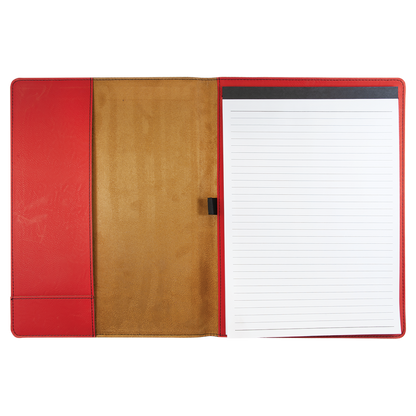 Leatherette Portfolio with Notepad 9.5" x 12"