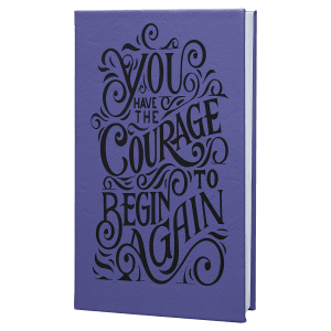 5 1/4" x 8 1/4" Laserable Leatherette Journal with Lined Notepad