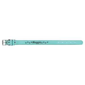 Ready to Engrave Leatherette Dog Collars
