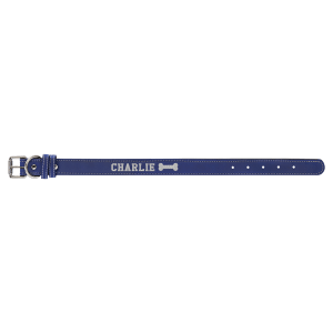 Ready to Engrave Leatherette Dog Collars