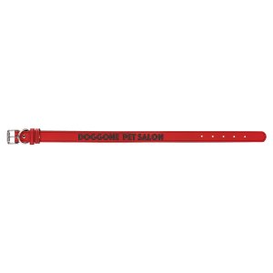 Laserable Leatherette Dog Collar