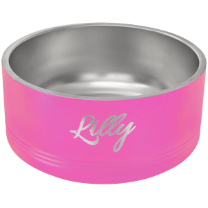 Custom Engraved Polar Camel Pet Bowls – Multiple Sizes & Colors