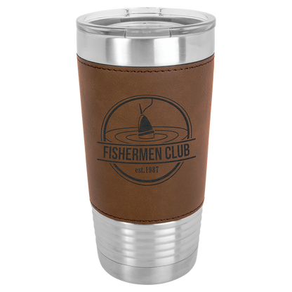 Leatherette Wrapped 20 oz. Polar Camel