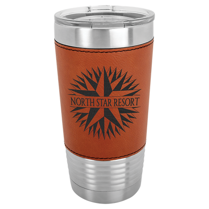 Leatherette Wrapped 20 oz. Polar Camel