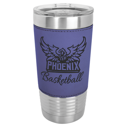 Leatherette Wrapped 20 oz. Polar Camel