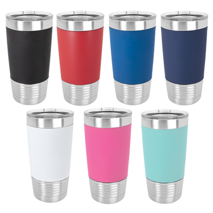 Polar Camel  Grip Tumbler with Clear Lid