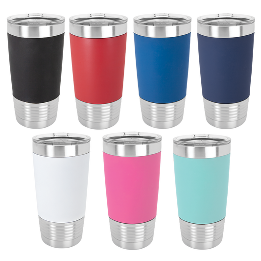 Polar Camel  Grip Tumbler with Clear Lid