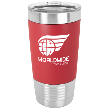 Polar Camel  Grip Tumbler with Clear Lid