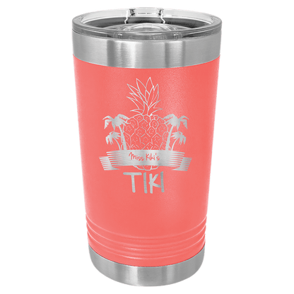 Polar Camel Coral 16 oz. Pint with Slider Lid