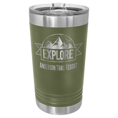 Polar Camel Pint Tumbler with Slider Lid
