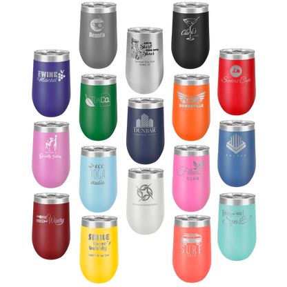 Polar Camel Stemless Tumbler with Clear Lid