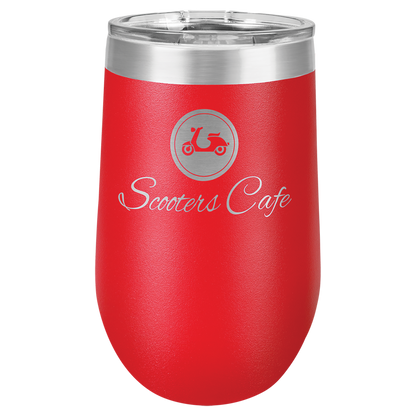 Polar Camel Stemless Tumbler with Clear Lid