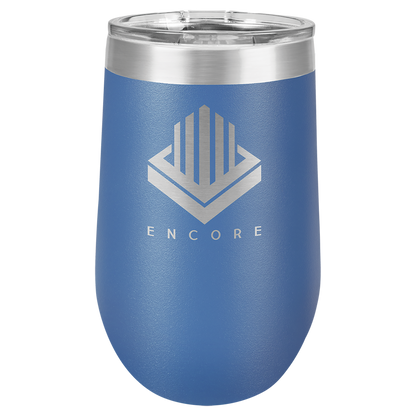 Polar Camel Stemless Tumbler with Clear Lid