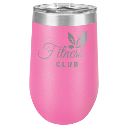 Polar Camel Stemless Tumbler with Clear Lid