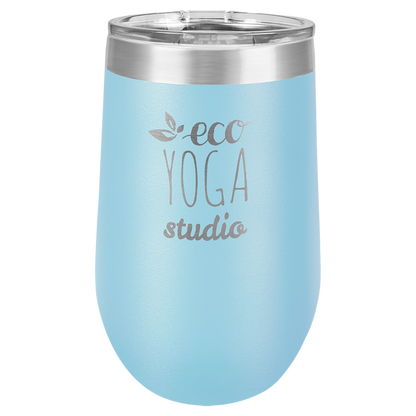 Polar Camel Stemless Tumbler with Clear Lid
