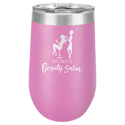 Polar Camel Stemless Tumbler with Clear Lid