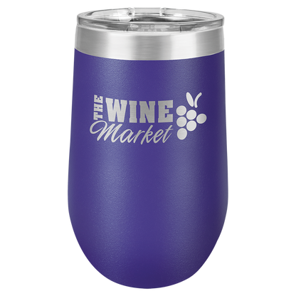 Polar Camel Stemless Tumbler with Clear Lid
