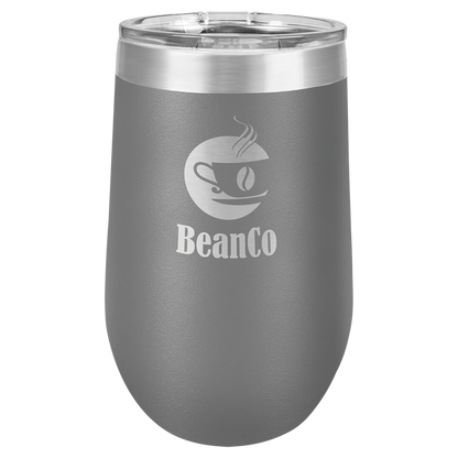 Polar Camel Stemless Tumbler with Clear Lid