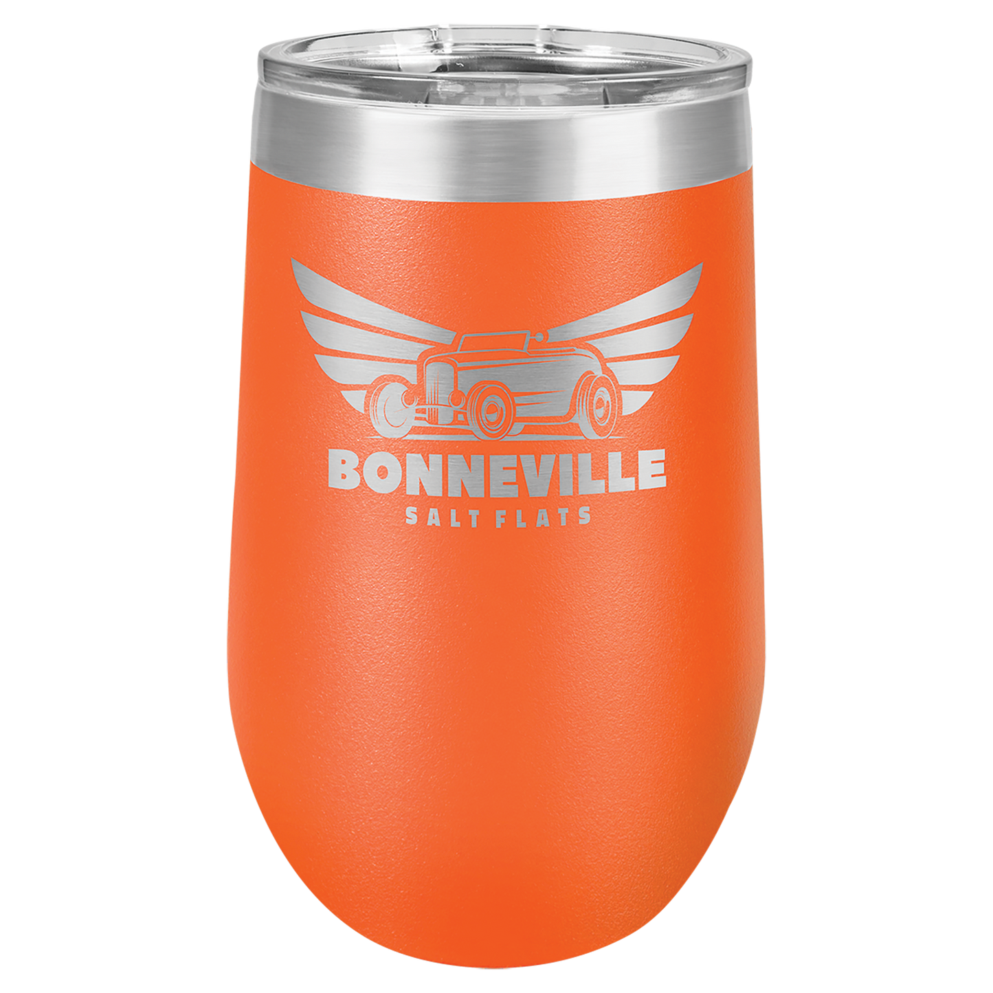 Polar Camel Stemless Tumbler with Clear Lid