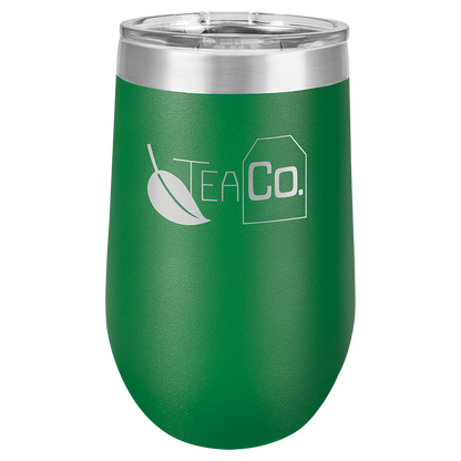 Polar Camel Stemless Tumbler with Clear Lid
