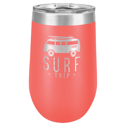 Polar Camel Stemless Tumbler with Clear Lid
