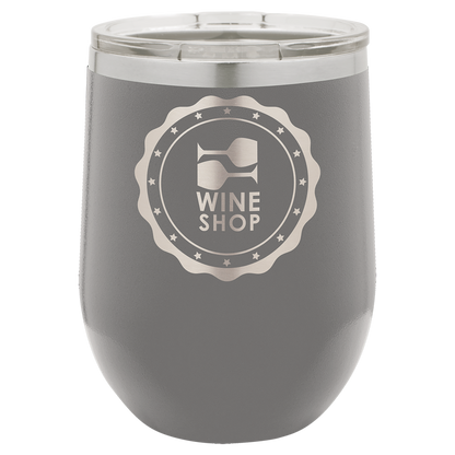 Polar Camel Stemless Tumbler with Clear Lid