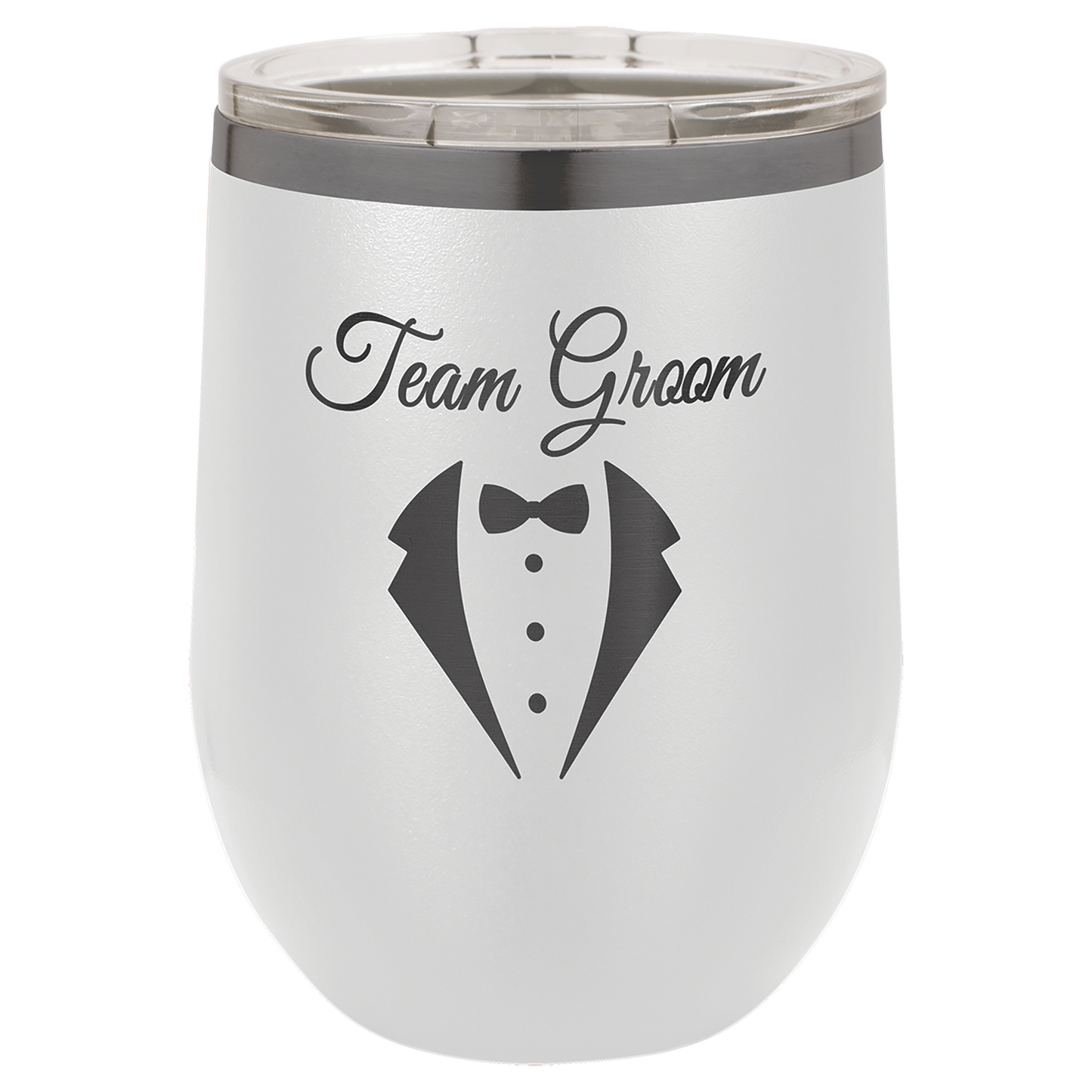 Polar Camel Stemless Tumbler with Clear Lid