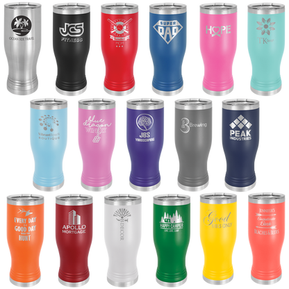 Polar Camel Pilsner Tumbler with Clear Lid