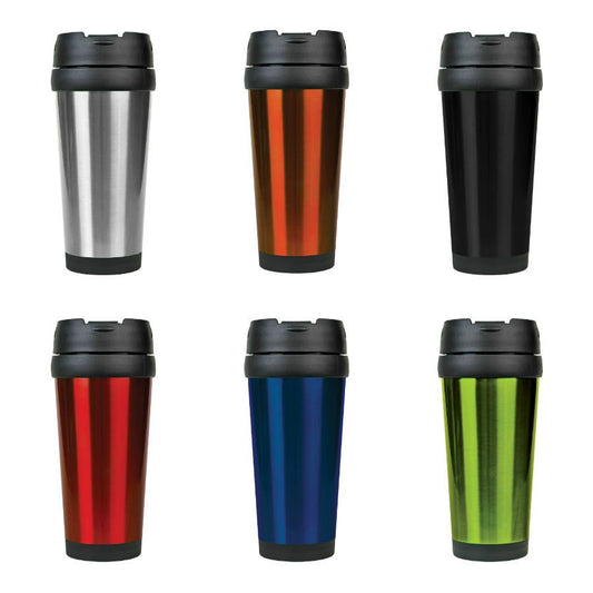 16 oz. Laserable Stainless Steel Travel Mug without Handle