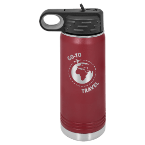 Custom Engraved Polar Camel Water Bottle – 3 Sizes, 17 Colors