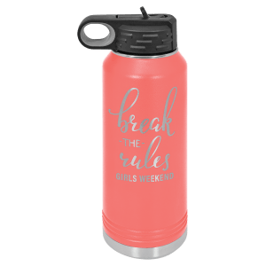 Custom Engraved Polar Camel Water Bottle – 3 Sizes, 17 Colors