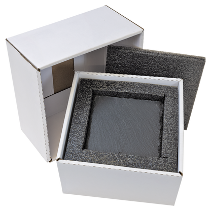 Square Slate Coaster Set-6 Coasters