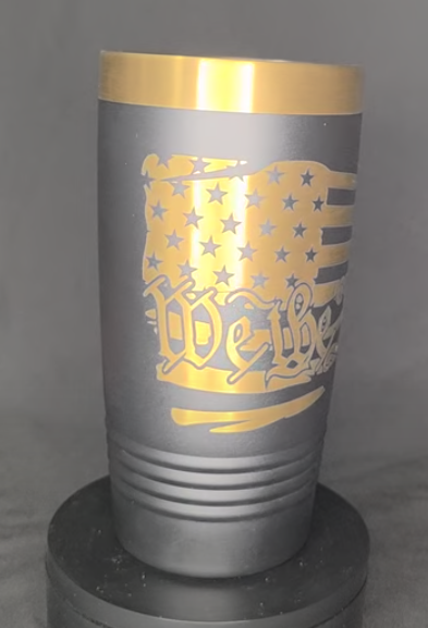 “We the People” 20 oz Patriotic Engraved Tumbler