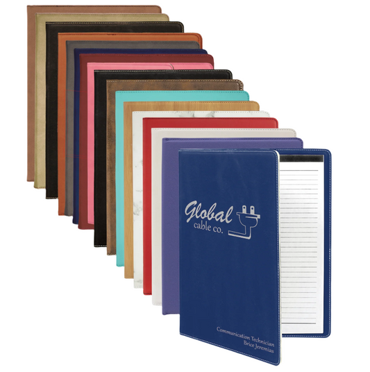Leatherette Portfolio with Notepad 9.5" x 12"