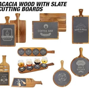 Acacia Wood/Slate
