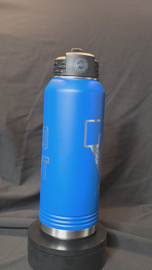 Temple High School – 32 oz. Royal Blue Water Bottle