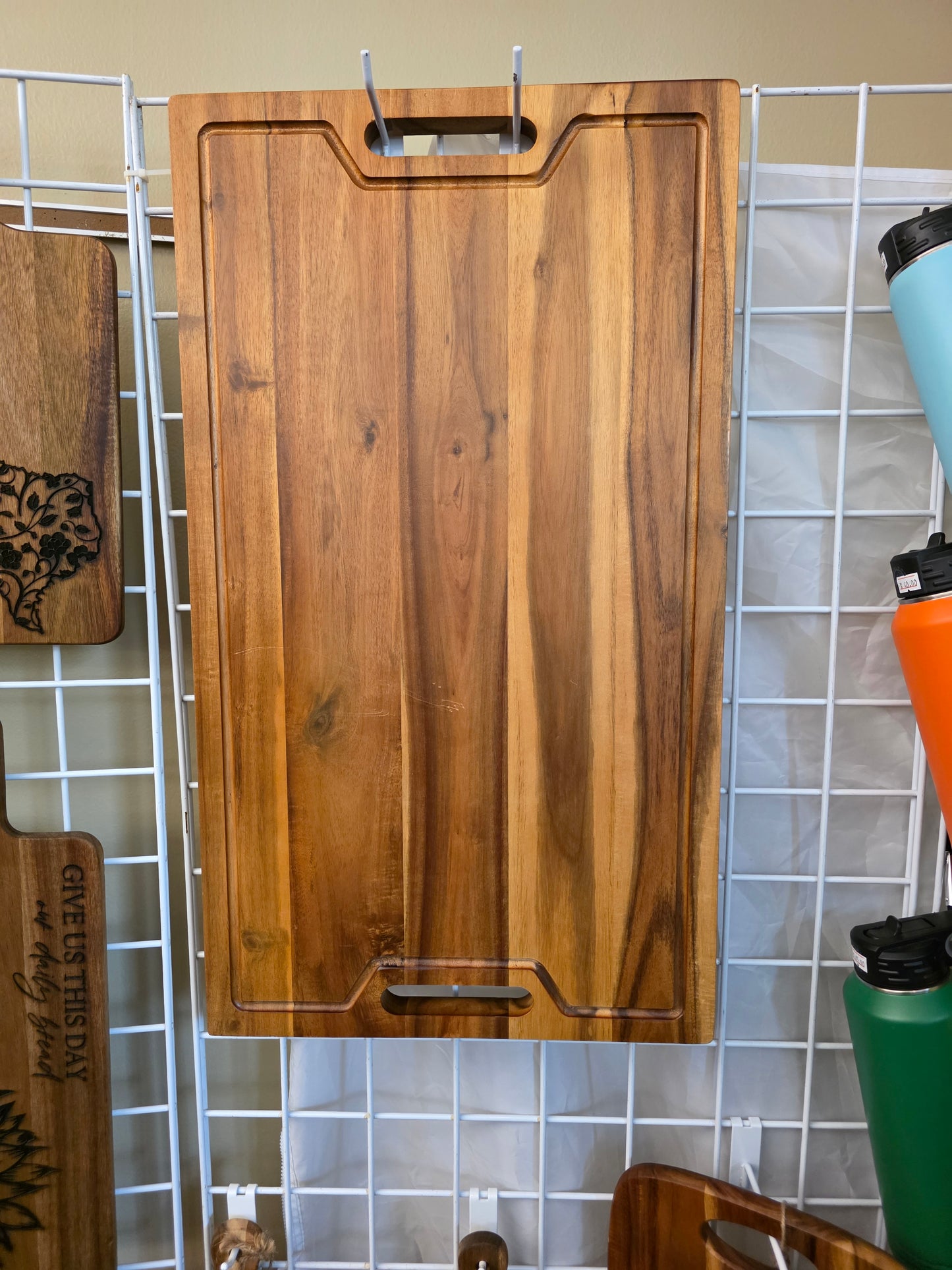 28" x 16" Acacia Wood Cutting Board – Extra Large, Ready to Engrave